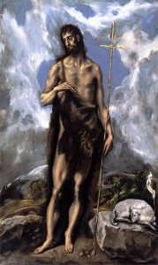 St. John the Baptist by El Greco